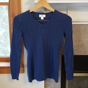 Loft Petites cable knit sweater